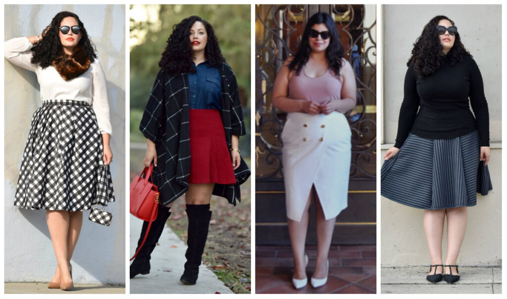 Юбки для полных: как выбрать идеальную длину и фасон