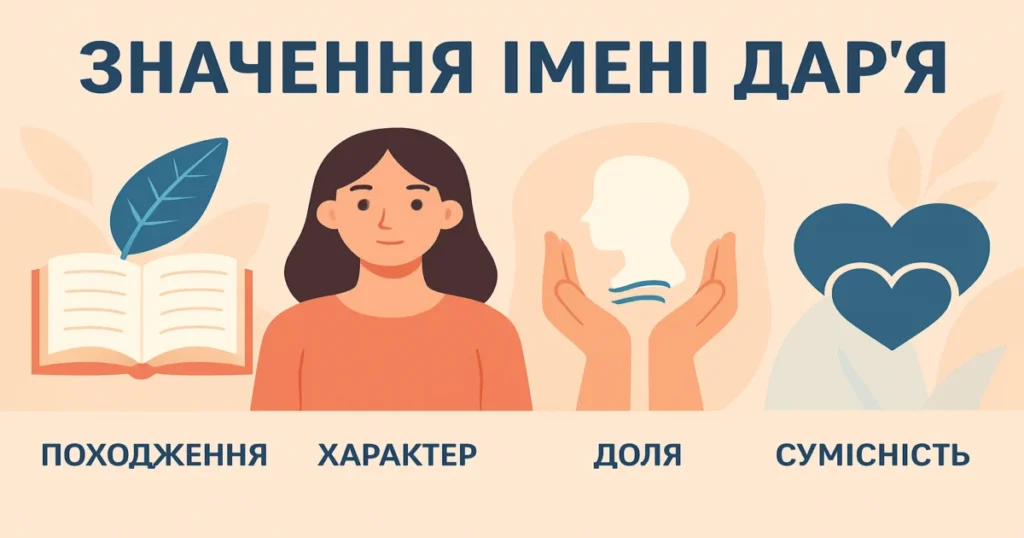 Значення імені Дар’я: походження, характер, доля та сумісність