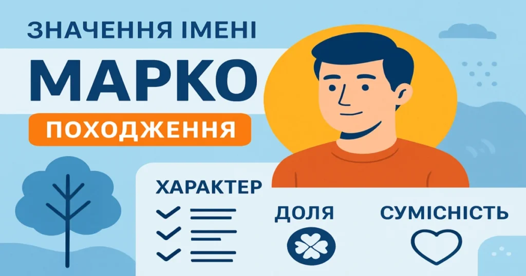 Значення імені Марко: походження, характер, доля та сумісність