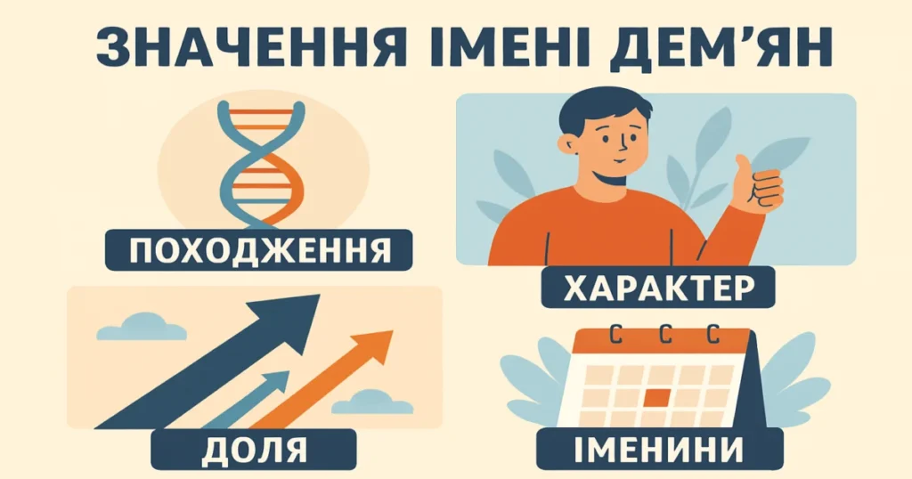 Значення імені Дем’ян: походження, характер, доля та іменини