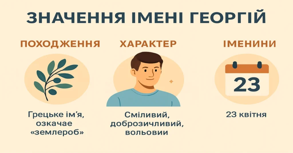 Значення імені Георгій: походження, характер, доля та іменини
