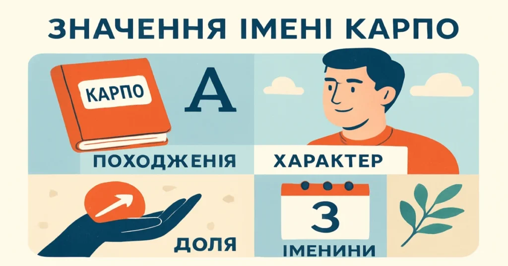 Значення імені Карпо: походження, характер, доля та іменини
