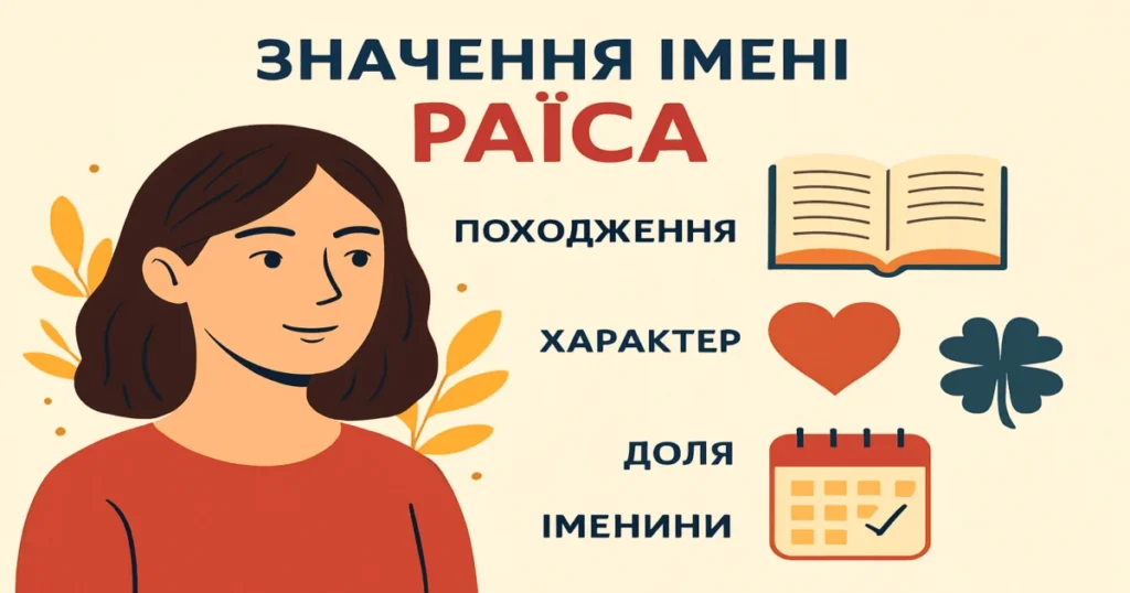 Значення імені Раїса: походження, характер, доля та іменини