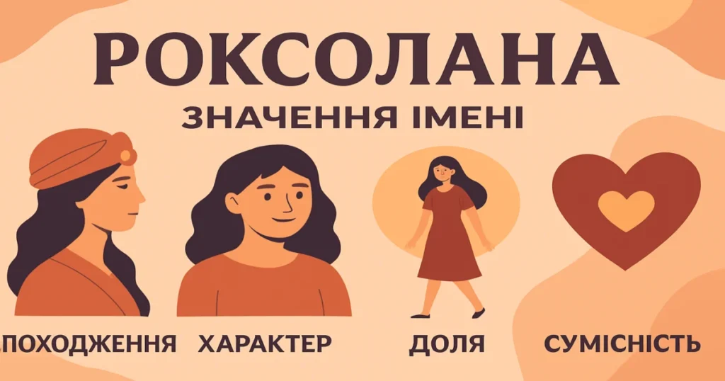 Значення імені Роксолана: походження, характер, доля та сумісність
