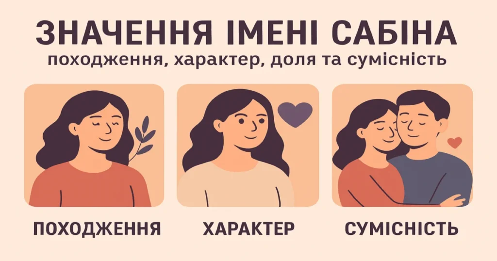 Значення імені Сабіна: походження, характер, доля та сумісність