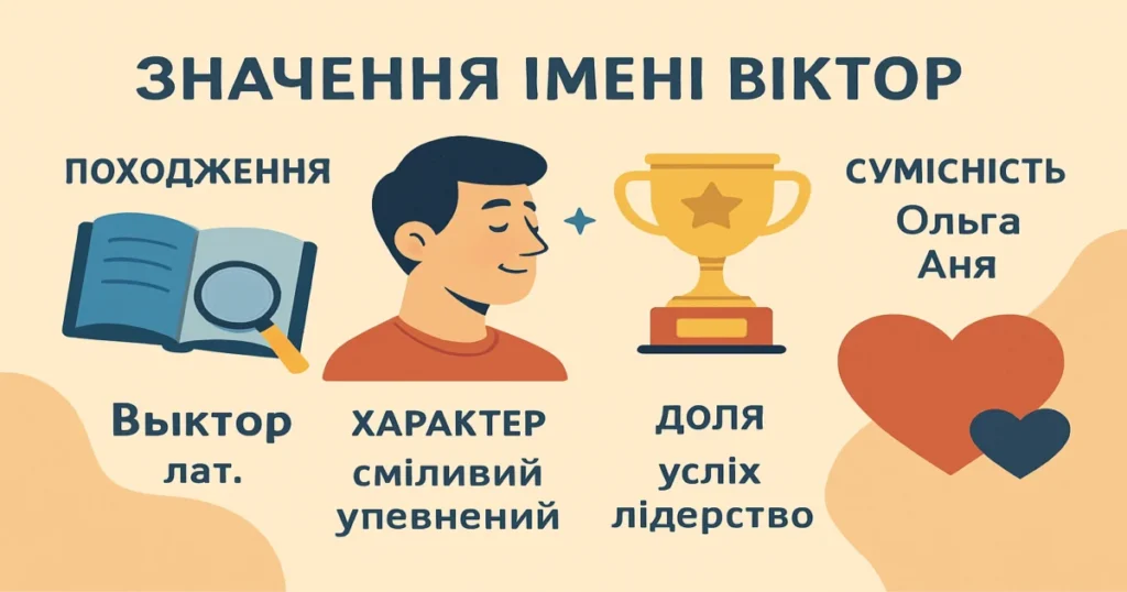Значення імені Віктор: походження, характер, доля та сумісність