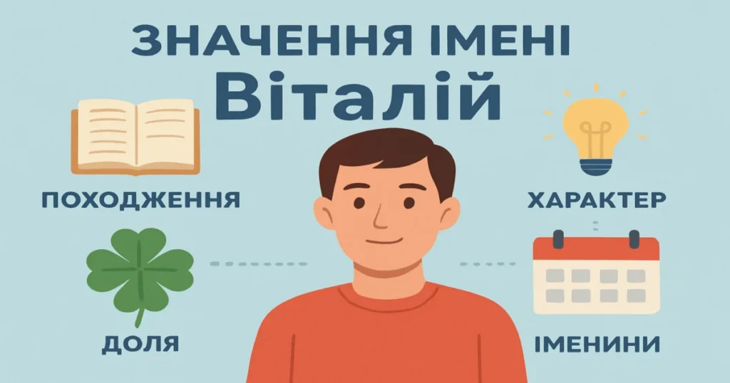 Значення імені Віталій: походження, характер, доля та іменини